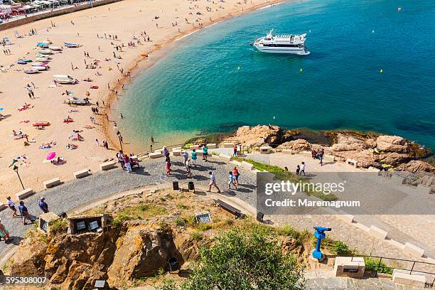 baia de tossa - tossa de mar imagens e fotografias de stock