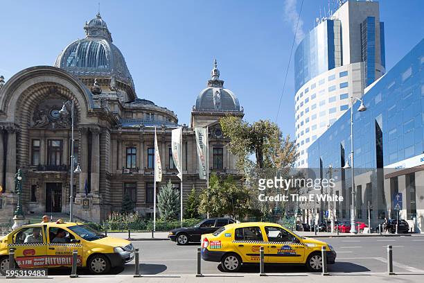 city street bucharest, romania - bucharest stock pictures, royalty-free photos & images
