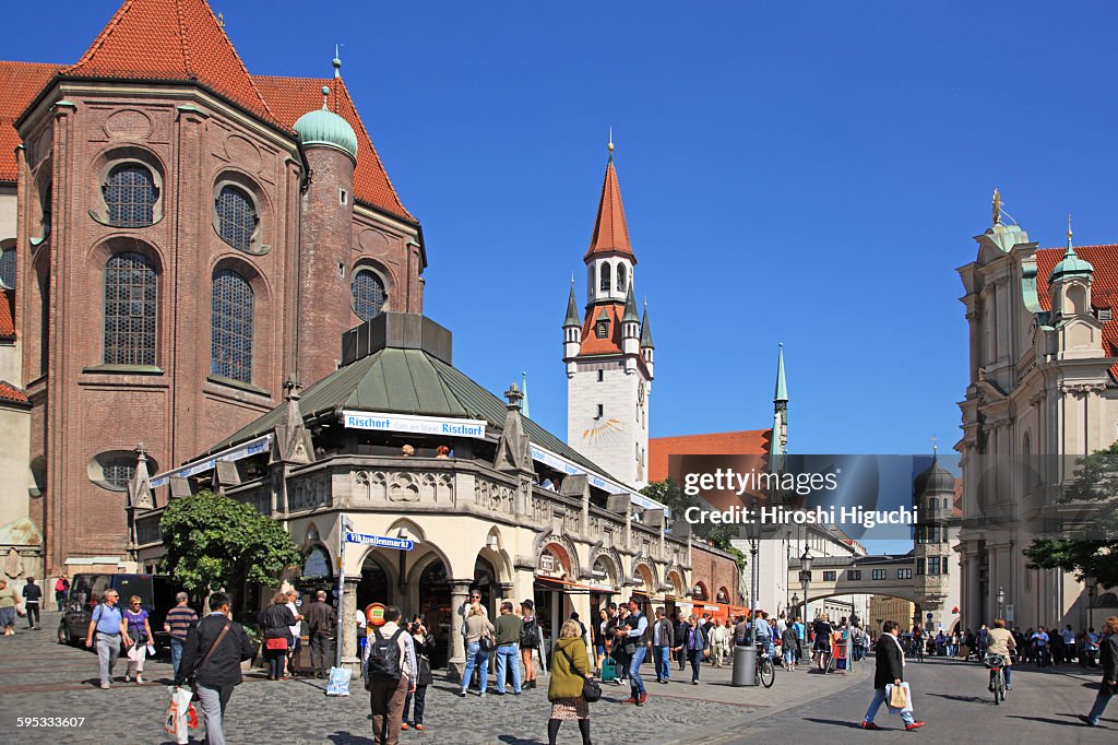 Germany, Munich, Viktualienmarkt