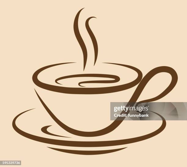 coffee cup - steaming mug stock illustrations