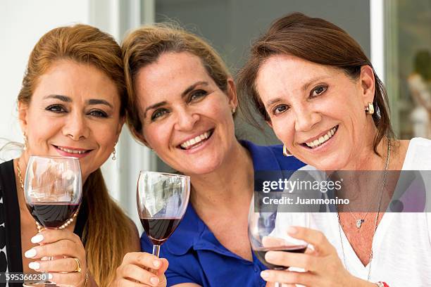 friends having fun - drunk wife at party stockfoto's en -beelden