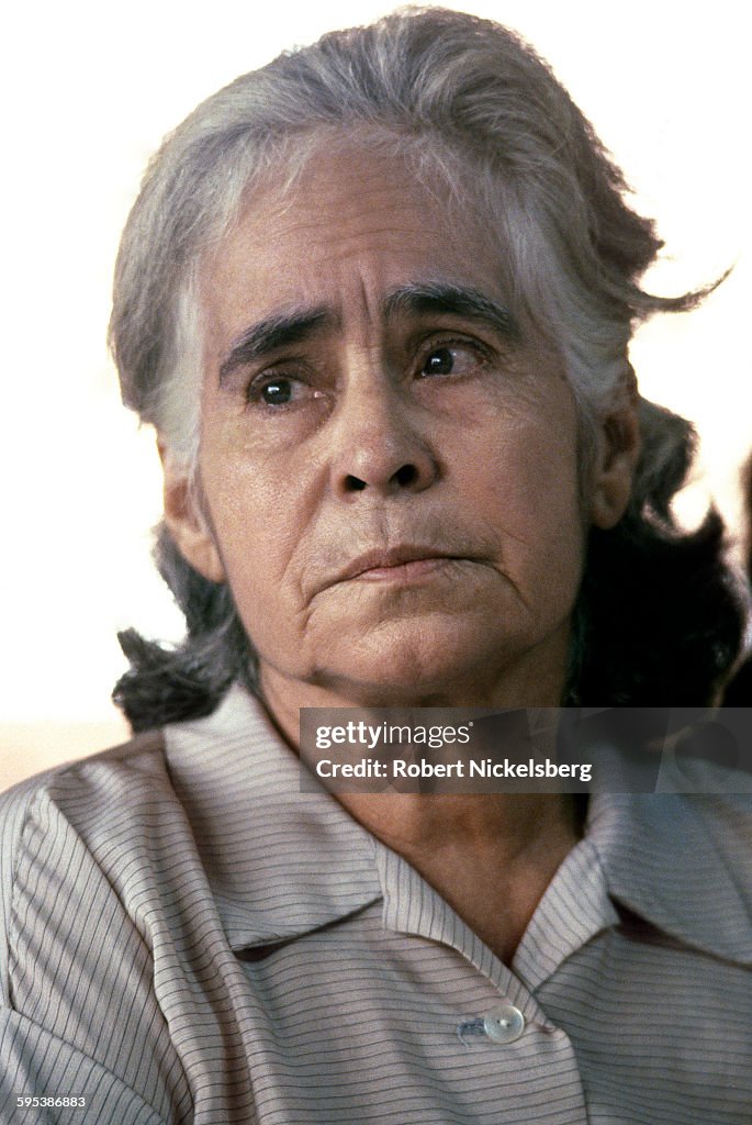 Woman At Memorial Service For US Missionaries