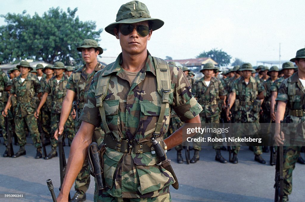 Belloso Battalion At Ilopango