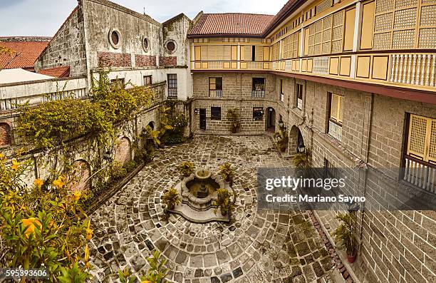 an old buildings in intramuros, manila, luzon, philippines, southeast asia, asia - fort santiago manila stock pictures, royalty-free photos & images