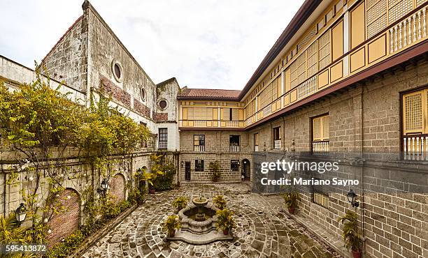 an old buildings in intramuros, manila, luzon, philippines, southeast asia, asia - fort santiago manila stock pictures, royalty-free photos & images