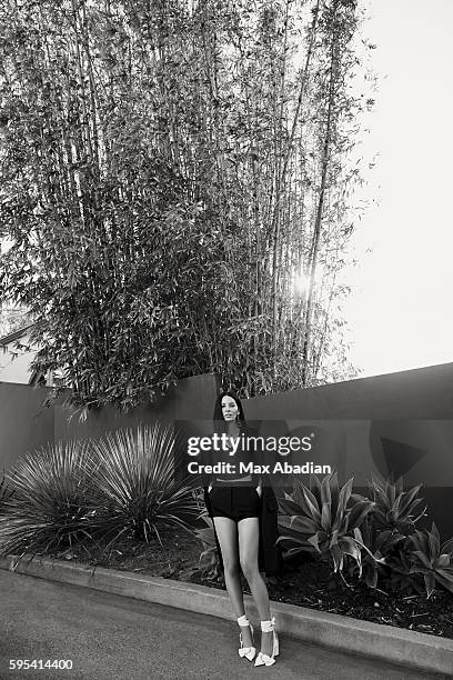 Actress Olivia Munn is photographed for Fashion Magazine on February 24, 2016 in Los Angeles, California. Published Image.