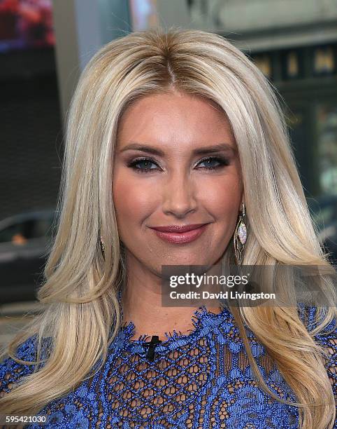 Personality Bianca de la Garza poses at Hollywood Today Live at W Hollywood on August 25, 2016 in Hollywood, California.