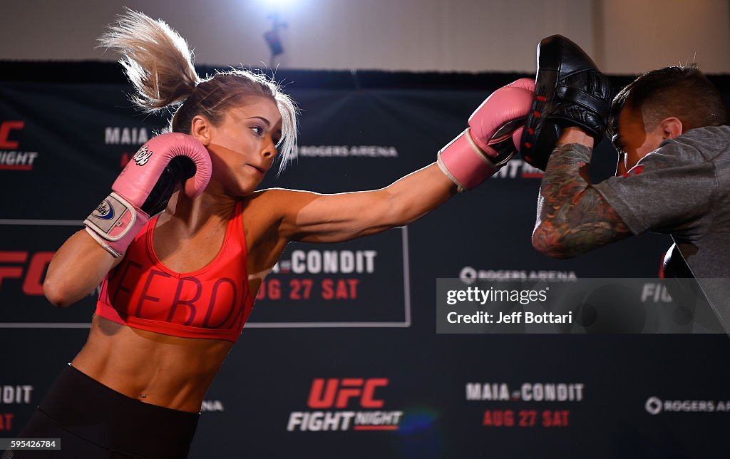 UFC Fight Night Open Workouts