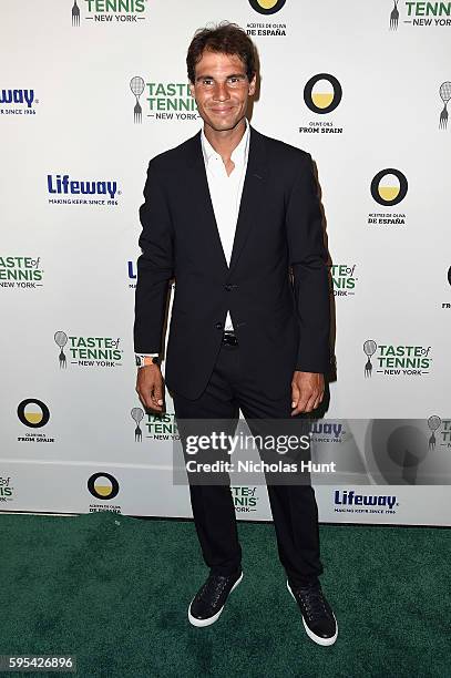 Rafael Nadal attends Taste Of Tennis New York on August 25, 2016 in New York City.