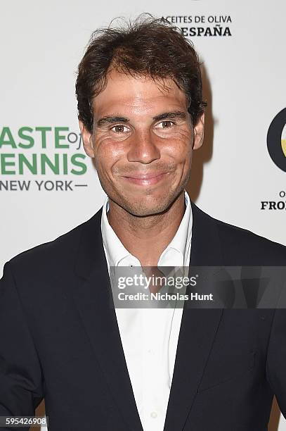 Rafael Nadal attends Taste Of Tennis New York on August 25, 2016 in New York City.