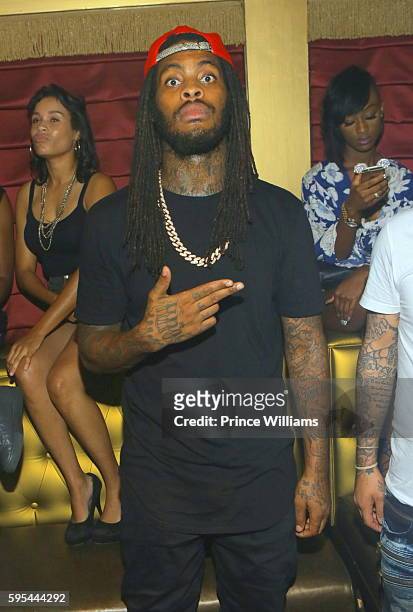 Waka Flocka attends a Hair Show after Party at Opera Gardens on August 21, 2016 in Atlanta, Georgia.