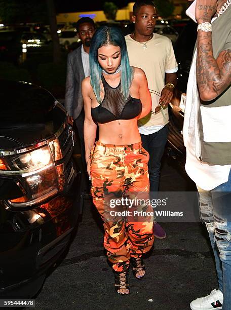 India Westbrooks attends a Party at Medusa on August 22, 2016 in Atlanta, Georgia.