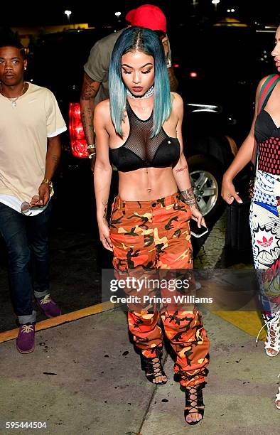 India Westbrooks attends a Party at Medusa on August 22, 2016 in Atlanta, Georgia.