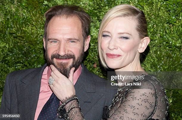 Ralph Fiennes and Cate Blanchett attend the "8th Annual Museum Of Modern Art Film Benefit Honoring Cate Blanchett" at MOMA in New York City. © LAN