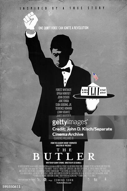 One Sheet movie poster advertises 'The Butler' , the original title of Lee Daniels' film starring Forest Whitakes and Oprah Winfrey, 2013.