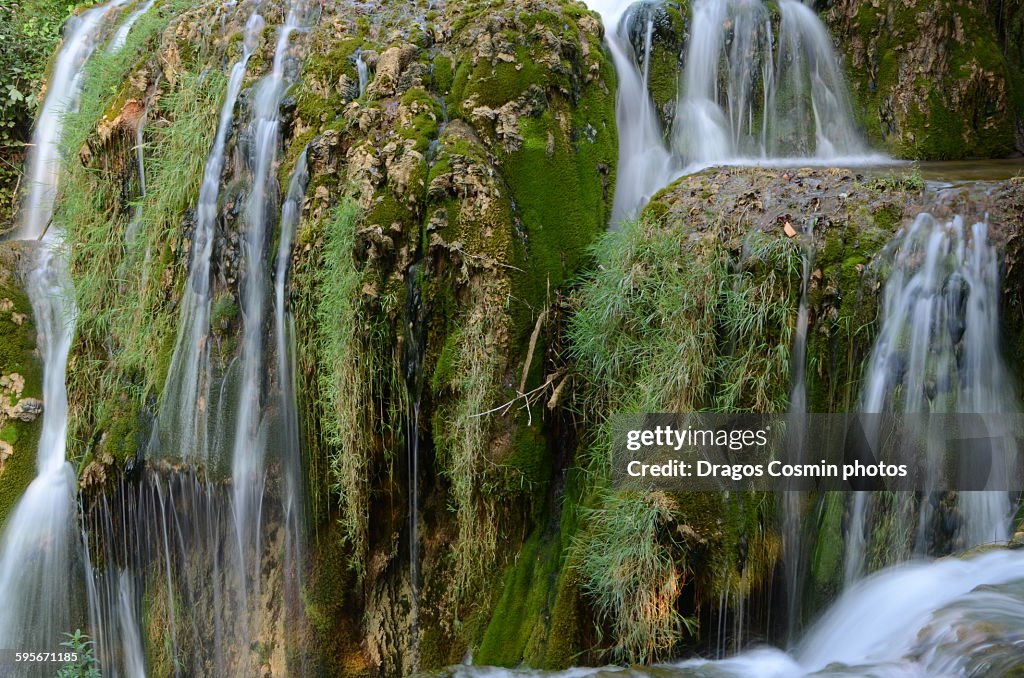 Waterfall in Plitvice National Park, Croatia