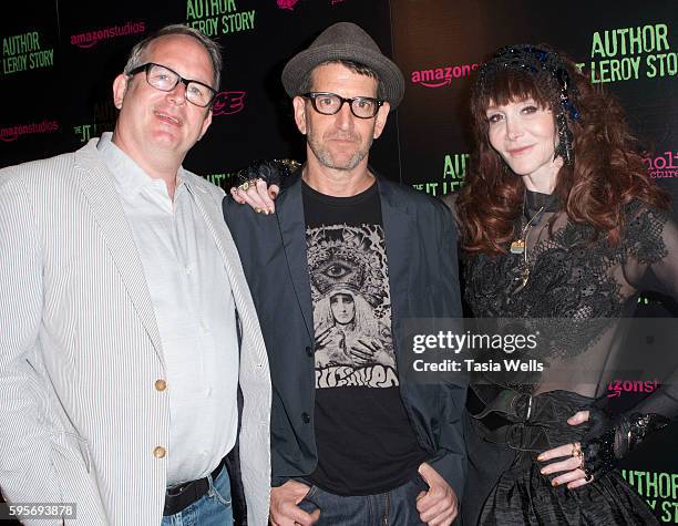 Producer Ted Hope, director Jeff Feuerzeig and writer Laura Albert attend the premiere of Amazon Studios' "Author: The JT Leroy Story" at NeueHouse...