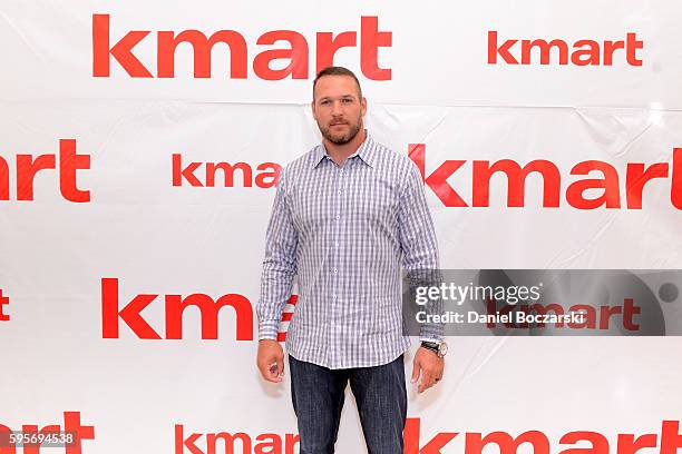 Brian Urlacher attends Kmart Celebrates 'A Whole Lotta Awesome' at VIP Member Event at Kmart on August 25, 2016 in Des Plaines, Illinois.