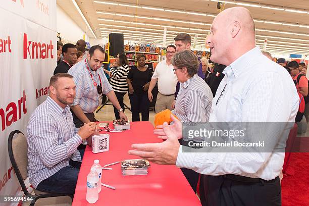 Brian Urlacher attends Kmart Celebrates 'A Whole Lotta Awesome' at VIP Member Event at Kmart on August 25, 2016 in Des Plaines, Illinois.