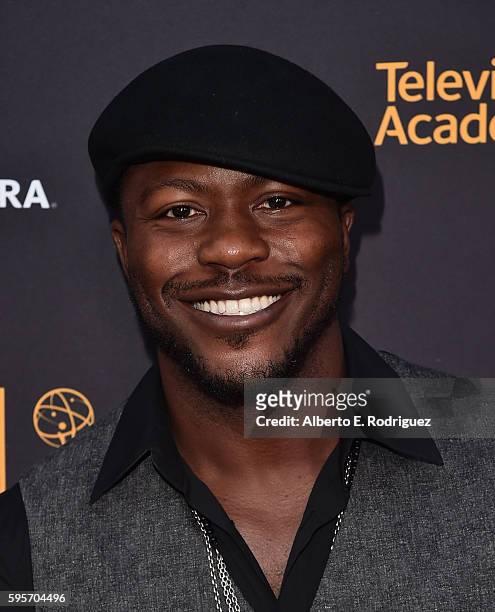 Actor Edwin Hodge attends the Television Academy And SAG-AFTRA's 4th Annual Dynamic and Diverse Celebration at The Saban Media Center on August 25,...