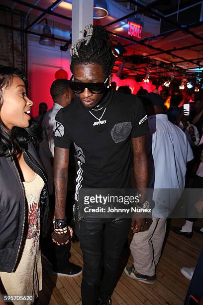 Young Thug attends the Young Thug "No, My Name Is Jeffery" Listening Event Hosted By Lyor Cohen at YouTube Space on August 25, 2016 in New York City.
