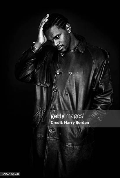 Former professional boxer Audley Harrison is photographed for the BBC on November 24, 2000 in London, England.