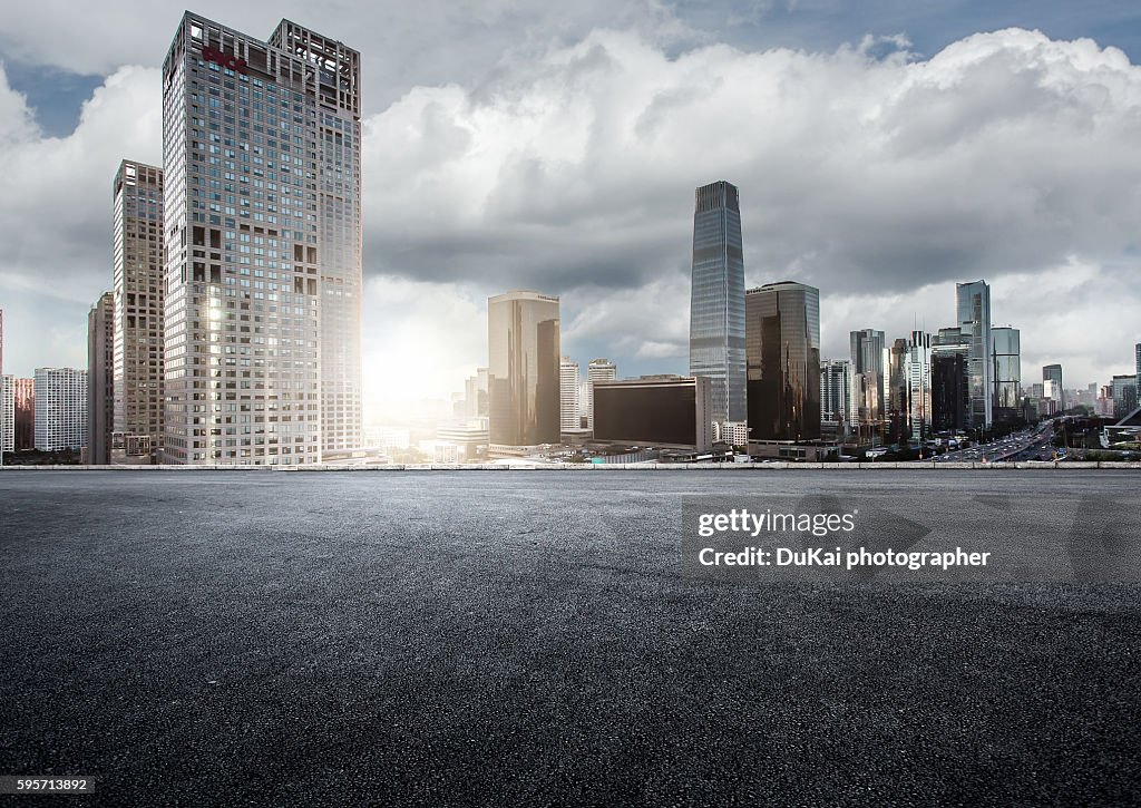 Urban road in beijing