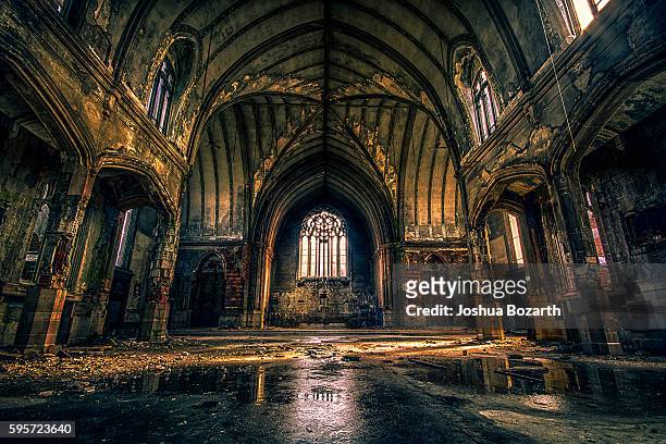 ruins - detroit ruins stock pictures, royalty-free photos & images
