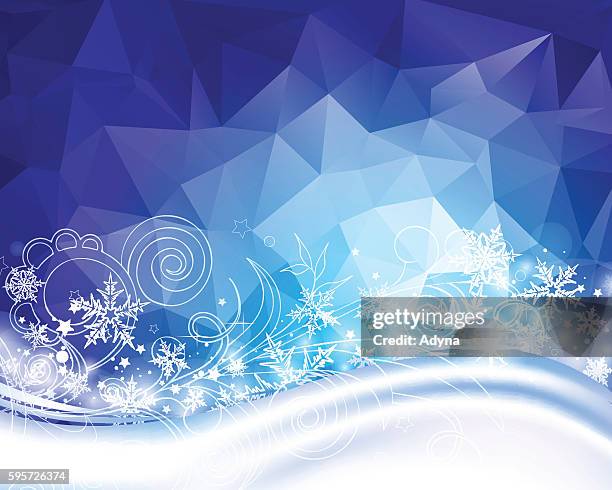 blue christmas background - january background stock illustrations
