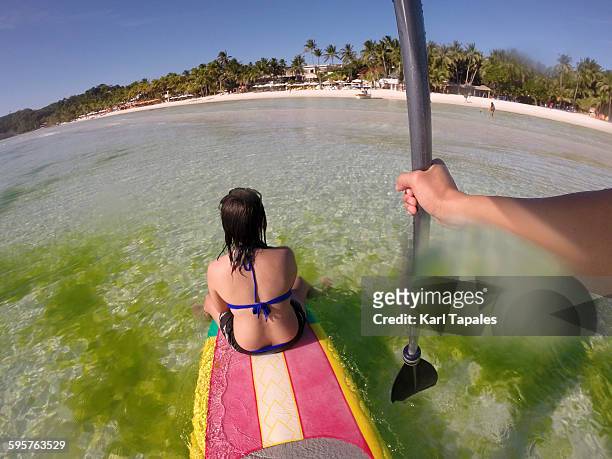 daily activities pov - boracay beach stock pictures, royalty-free photos & images