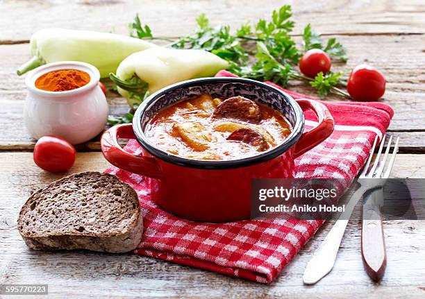 potato stew - hungary stock pictures, royalty-free photos & images