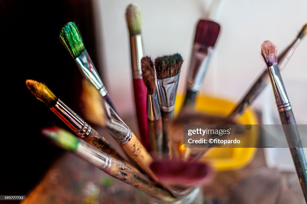 Paintbrush, paintor paintbrushes