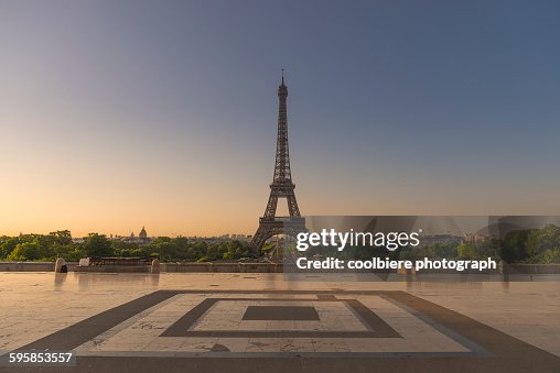 Eiffel tower from Trocadero garden