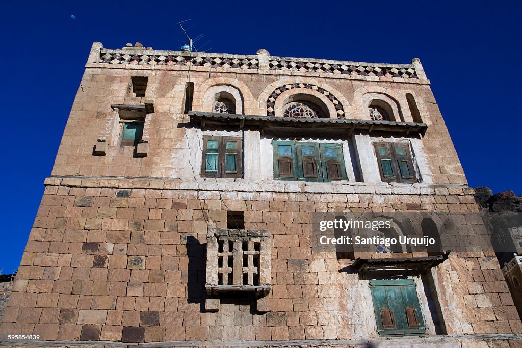 Typical stone house in Al Tawilah