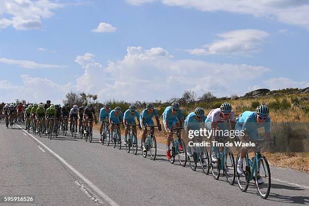 71st Tour of Spain 2016 / Stage 7 Illustration / Michele SCARPONI / Dario CATALDO / Dmitriy GRUZDEV / Miguel Angel LOPEZ MORENO / Davide MALACARNE /...