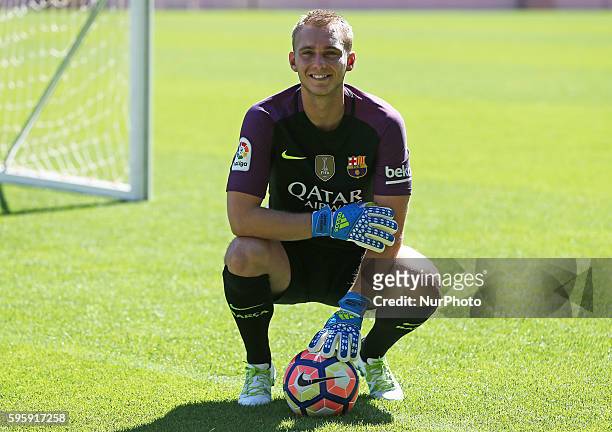 Jasper Cillessen during his presentation as new player of FC Barcelona, on august 26, 2016. Photo: Joan Valls/Urbanandsport/Nurphoto --