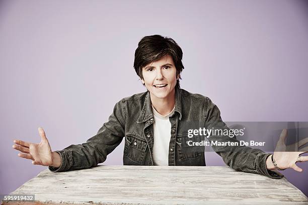 Comedian Tig Notaro from Amazon's 'One Mississippi' poses for a portrait at the 2016 Summer TCA Getty Images Portrait Studio at the Beverly Hilton...