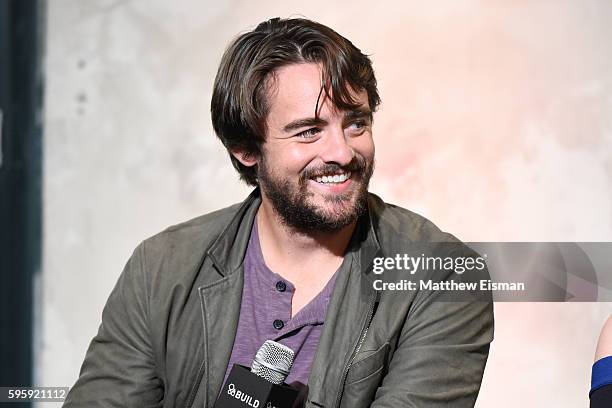 Vincent Piazza attends AOL Build Presents Clea DuVall, Vincent Piazza and Natasha Lyonne discussing their film "The Intervention" at AOL HQ on August...