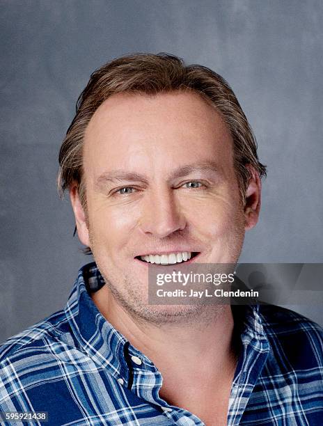 Actor Philip Glenister of the television series ' Outcast' is photographed for Los Angeles Times at San Diego Comic Con on July 22, 2016 in San...