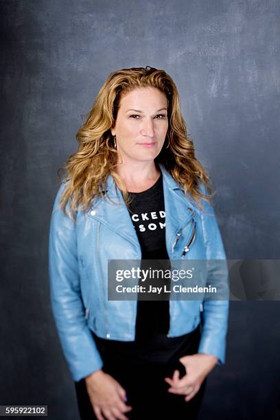 Actress Ana Gasteyer of 'People of Earth' is photographed for Los Angeles Times at San Diego Comic Con on July 22, 2016 in San Diego, California.