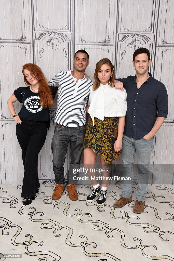 AOL Build Presents Elizabeth Wood, Morgan Saylor, Justin Bartha and Brian Marc Discussing "White Girl"