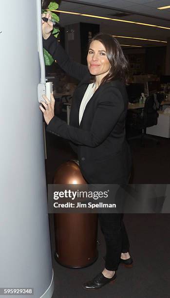 Director Clea DuVall attends the AOL Build Presents Clea DuVall, Vincent Piazza & Natasha Lyonne discussing their film "The Intervention" at AOL HQ...