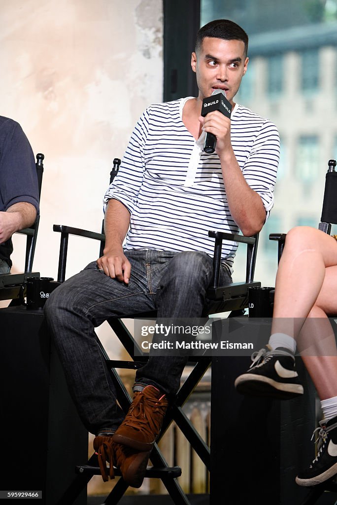 AOL Build Presents Elizabeth Wood, Morgan Saylor, Justin Bartha and Brian Marc Discussing "White Girl"