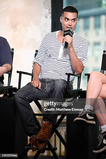 Actor Brian Marc attends AOL Build presents Elizabeth Wood, Morgan Saylor, Justin Bartha and Brian Marc discussing "White Girl" at AOL HQ on August...