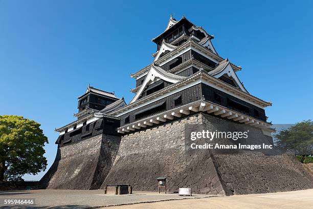 kumamoto castle - kumamoto city stock pictures, royalty-free photos & images