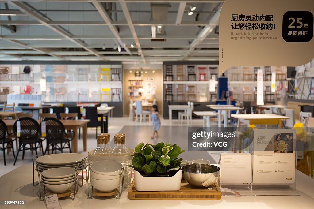 Image shows the interior layout of the IKEA store at Financial... News ...
