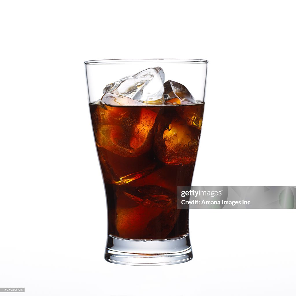 Coke in a glass