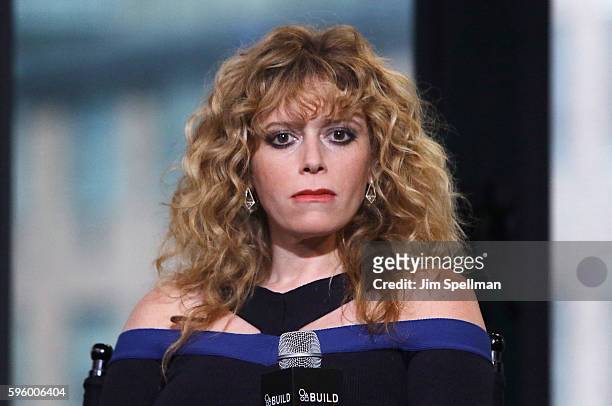 Actress Natasha Lyonne attends the AOL Build Presents Clea DuVall, Vincent Piazza & Natasha Lyonne discussing their film "The Intervention" at AOL HQ...