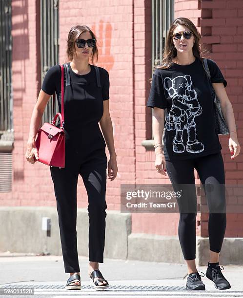 Irina Shayk seen on August 26, 2016 in New York City.