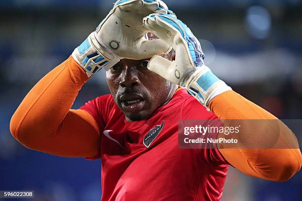 Carlos Kameni during La Liga match between F.C. Barcelona v Betis, in Barcelona, on August 26, 2016.